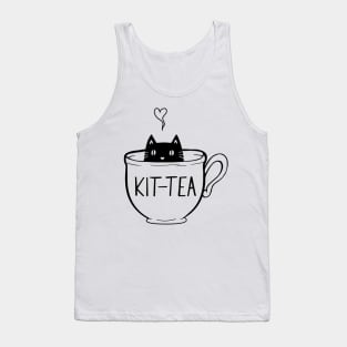 Kit-Tea Cat Lover Tank Top